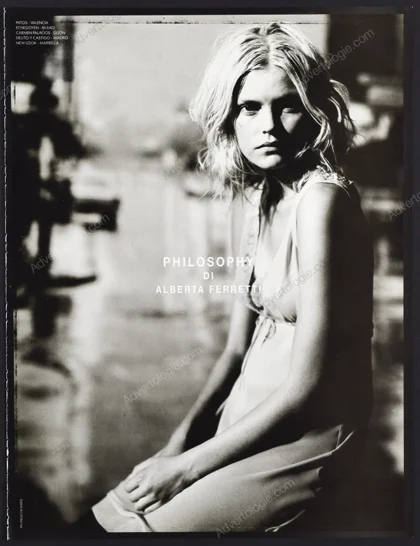 Philosophy di Alberta Ferretti 2000 Print Ad - Paolo Roversi