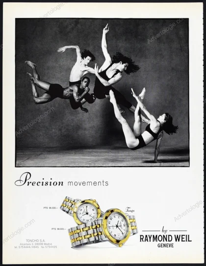 Raymond Weil Watches 1995 Print Ad