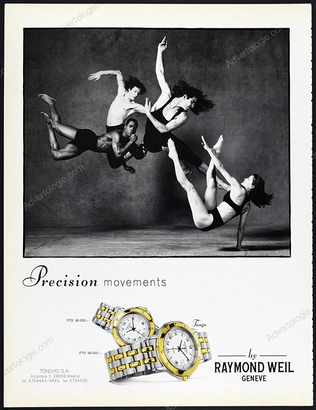Raymond Weil Watches 1995 Print Ad