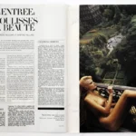 "Rentrée: Les Coulisses de la Beauté" 1980 2-Page Editorial - Helmut Newton