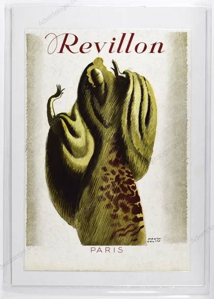 Revillon Fourrures 1940 Print Ad - Paul Colin
