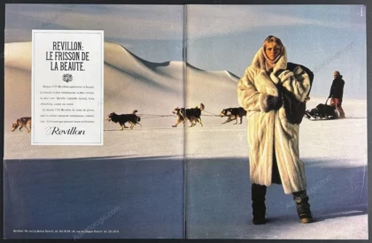 Revillon Fourrures 1984 Print Ad