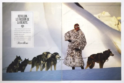 Revillon Fourrures 1984 Print Ad