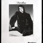 Revillon Fourrures 1984 Print Ad - Linda Evangelista
