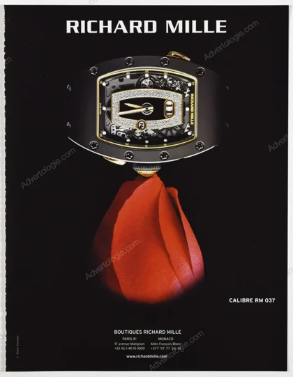Richard Mille Calibre RM 037 Watch 2017 Print Ad