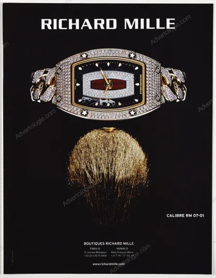 Richard Mille Calibre RM 07-01 Watch 2017 Print Ad