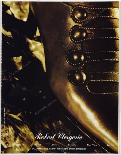 Robert Clergerie Shoes 1991 Print Ad