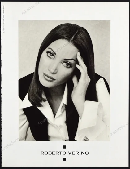 Roberto Verino 1993 2-Page Print Ad - Christy Turlington, Dominique Issermann