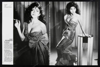 "Rome: Beautés du soir et de l'écran"- 1980 4-Page Editorial - Clio Goldsmith
