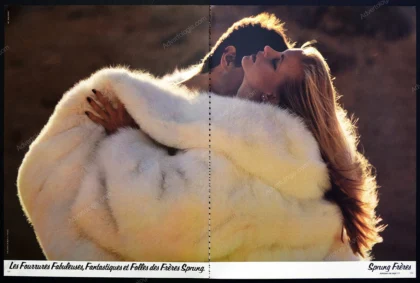 Sprung Frères Fourrures 1981 Print Ad