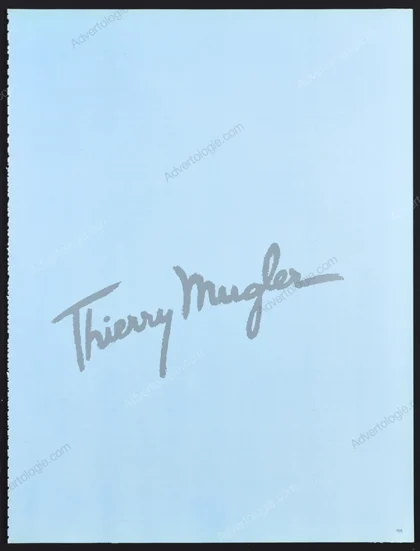 Thierry Mugler 1979 10-Page Advertorial - Helmut Newton