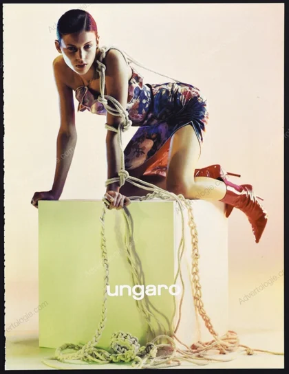 Ungaro 2000 Print Ad - Kirsten Owen, Mario Sorrenti