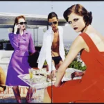 Valentino 2000 Print Ad - Karen Elson, Malgosia Bela