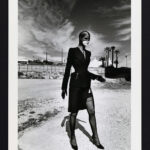 Helmut Newton photographic plate for Thierry Mugler FW 1998–99 press portfolio, original fashion press print, Monaco