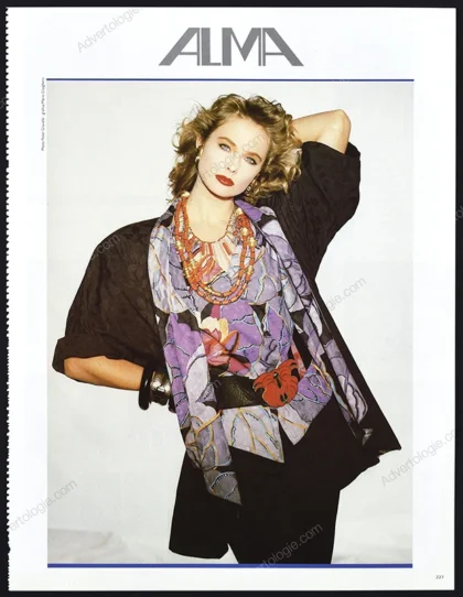 Alma 1986 Print Ad