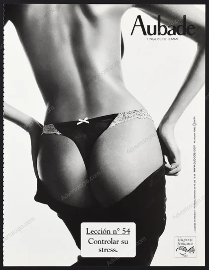 Aubade Lingerie 2003 Print Ad