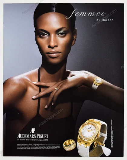 Audermans Piguet Watches 2004 Print Ad - Liya Kebede