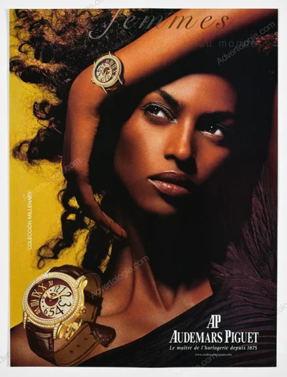 Audermans Piguet Watches 2007 Print Ad - Yasmin Warsame