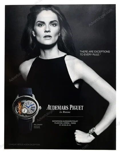 Audermans Piguet Watches 2015 Print Ad - Anouck Lepere