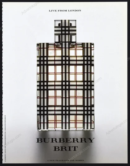 Burberry Brit Perfume 2003 Print Ad