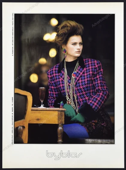 Byblos 1988 Print Ad