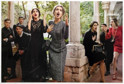 Dolce & Gabbana 2013 Print Ad - Monica Bellucci, Bianca Balti, Kate King