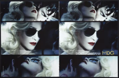 Dolce & Gabbana Eyewear 2010 Print Ad - Madonna