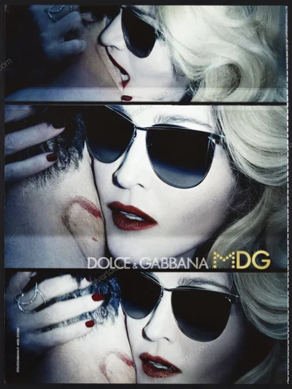 Dolce & Gabbana Eyewear 2010 Print Ad - Madonna