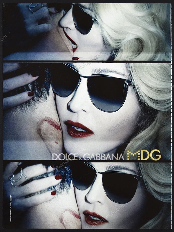 Dolce & Gabbana Eyewear 2010 Print Ad - Madonna