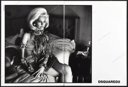 Dsquared2 2014 Print Ad - Amanda Murphy, Mert & Marcus