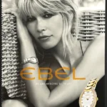 Ebel Watches 2005 Print Ad - Claudia Schiffer