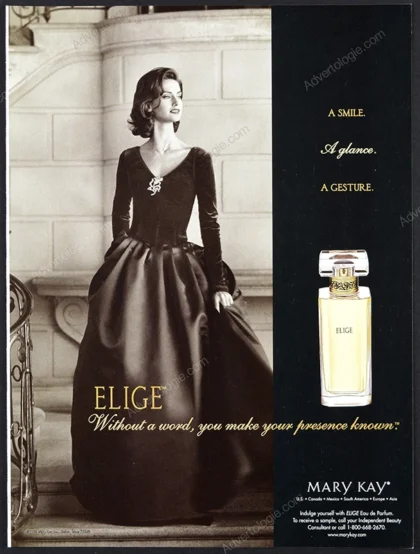 Elige Mary Kay Perfume 1998 Print Ad