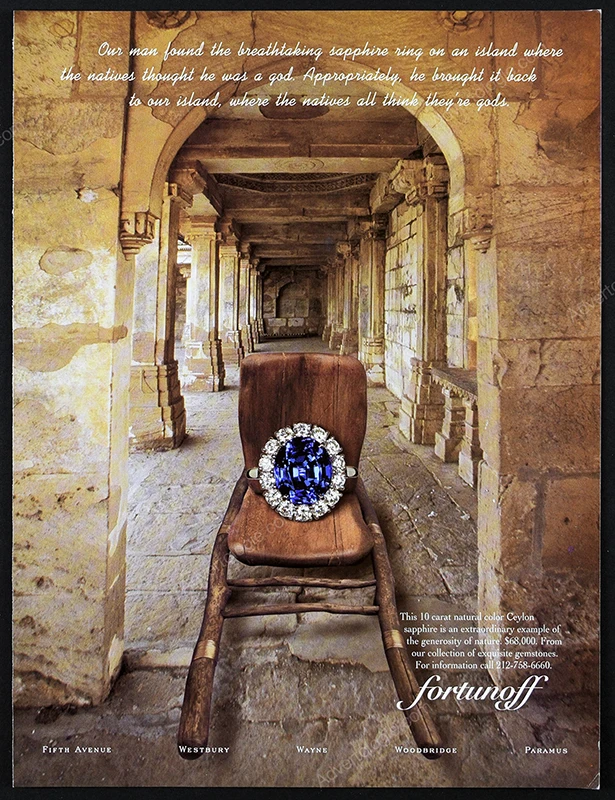 Fortunoff Jewelry 1998 Print Ad