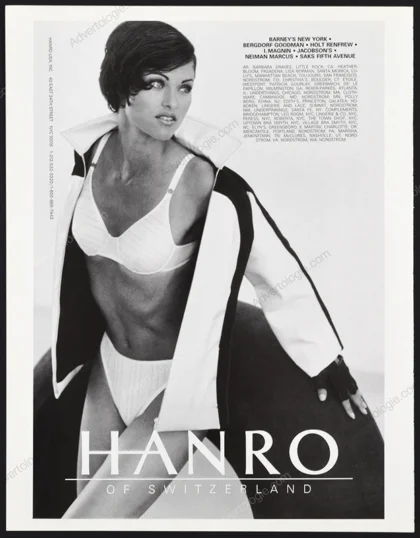 Hanro Lingerie 1994 Print Ad