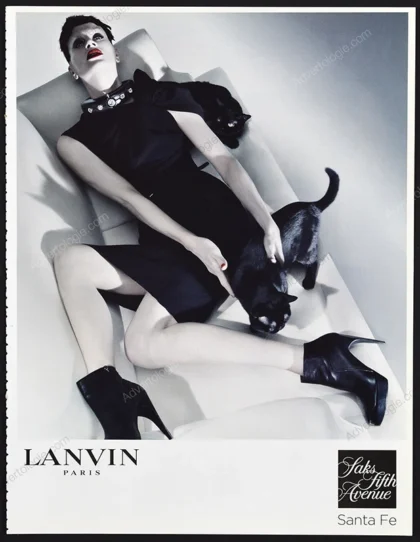 Lanvin 2009 Print Ad - Kristen McMenamy