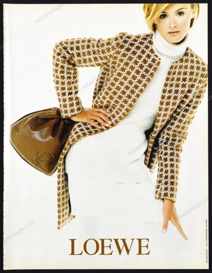 Loewe 1996 Print Ad - Trish Goff, Christophe Kutner