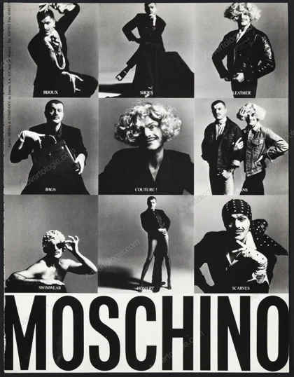 Moschino 1989 Print Ad