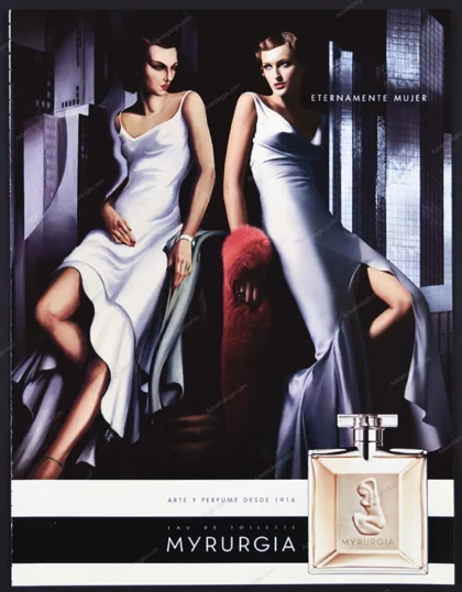Myrurgia Perfume 2005 Print Ad - Tamara de Lempicka