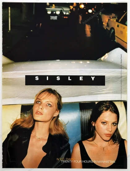 Sisley 1997 3-Page Print Ad