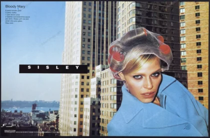 Sisley "Bloody Mary" 2000 Print Ad - Terry Richardson