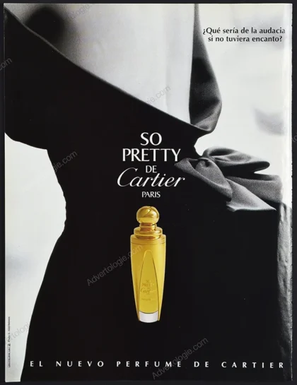 So Pretty de Cartier Perfume 1996 Print Ad - Dominique Issermann