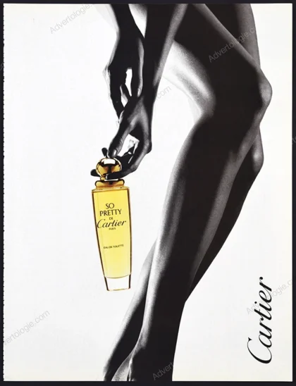 So Pretty de Cartier Perfume 1999 Print Ad - Dominique Issermann