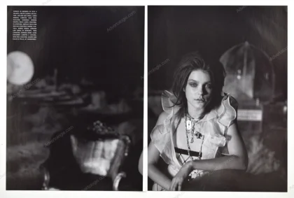 "The New Dimension" 2005 18-Page Editorial - Jessica Stam, Peter Lindbergh