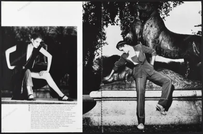 "Un Nouveau Printemps Italien" 1979 16-Page Editorial - Albert Watson