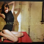 Alessandro Dell'Acqua 2008 4-Page Print Ad - Magdalena Franckowiak