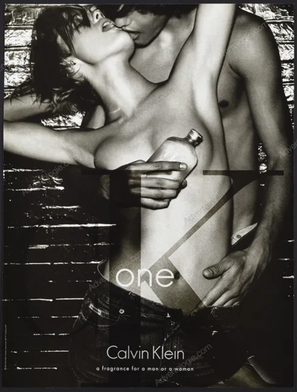 Calvin Klein One Perfume 2002 Print Ad