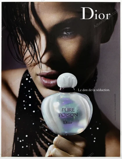 Pure Poison Dior Perfume 2005 Print Ad - Leticia Birkheuer