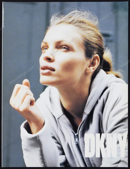 DKNY 1998 8-Page Magazine Insert Ad - Esther Cañadas, Mark Vanderloo