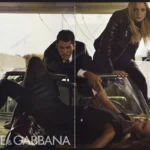 Dolce & Gabbana 2008 Print Ad - Jessica Stam, Caroline Trentini, David Gandy