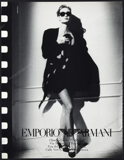 Emporio Armani 1997 Print Ad - Aldo Fallai